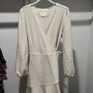 Anthropologie mini wrap dress